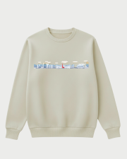 Campus Outlines Ribbed Sweater